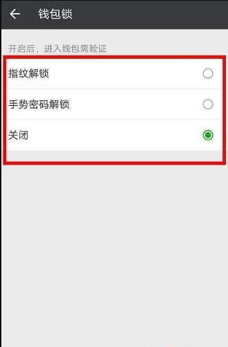 微信钱包设置指纹锁的具体步骤讲解截图