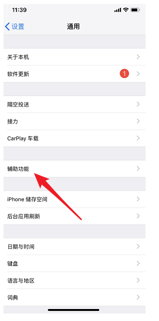 iphone设置信息闪光灯的详细操作截图