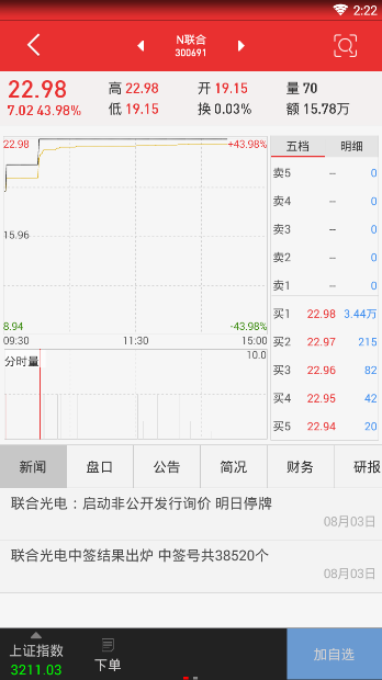 在浙商汇金谷APP中查看行情的图文教程截图