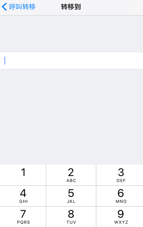 iphone设置呼叫转移的操作流程截图