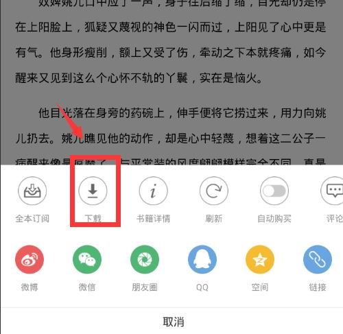 在微耽APP中下载耽美小说的图文教程截图