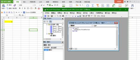 wps表格设置打印预览的操作流程截图