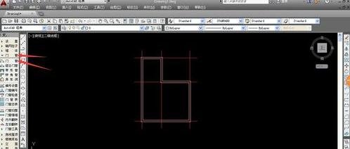 使用AutoCAD进行基础绘图的具体操作截图