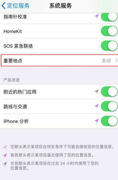 iPhoneX查看去过地方的操作步骤截图