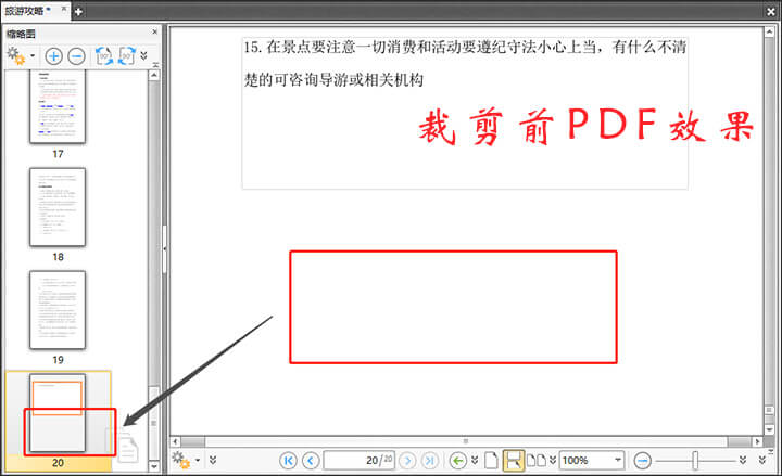 迅捷PDF编辑器剪裁PDF文件页面的详细操作截图