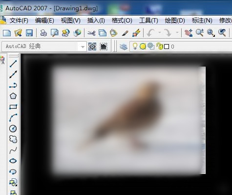借助cad临摹小鸟图片的操作方法截图