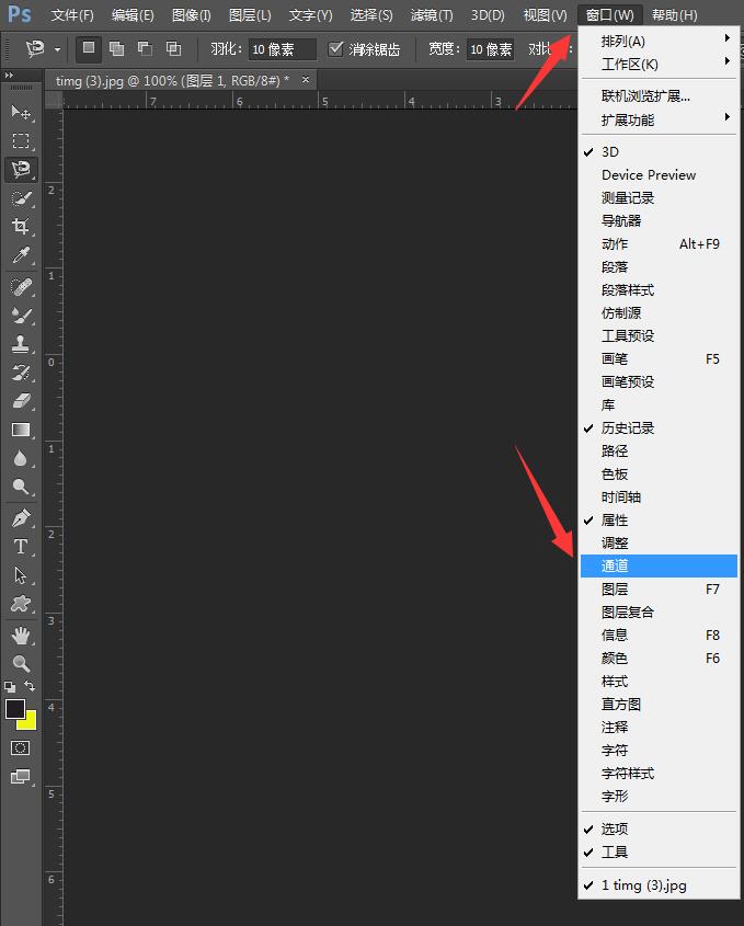 ps使用通道进行抠图的简单使用教程截图