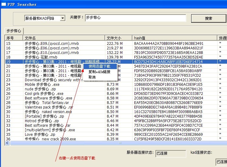 P2PSearcher的详细使用教程截图