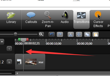 Camtasia studio为视频添加转场效果的操作教程截图