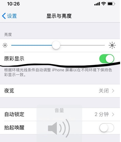 iphonex原彩显示的详细操作教程截图