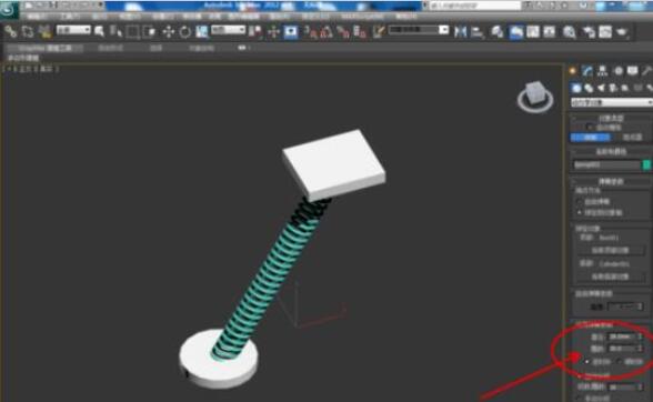 3dmax2012制作弹簧的方法步骤截图