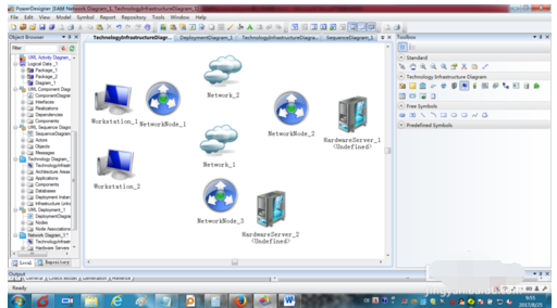 powerdesigner建立网络图的操作步骤截图