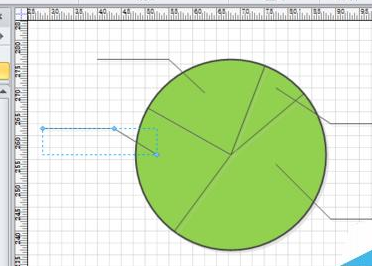 Microsoft Office Visio绘画饼状示意图的操作教程截图