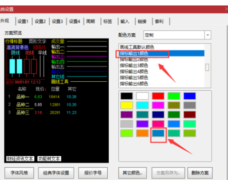 通达信软件修改均线的颜色的操作教程截图