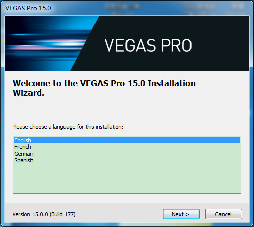 Vegas Pro 15安装的详细步骤截图