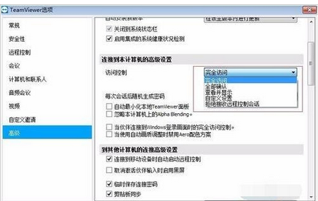 teamviewer修改高级设置的具体操作教程截图