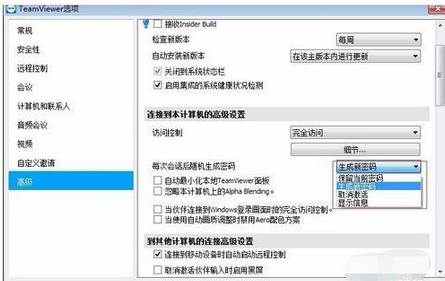 teamviewer修改高级设置的具体操作教程截图