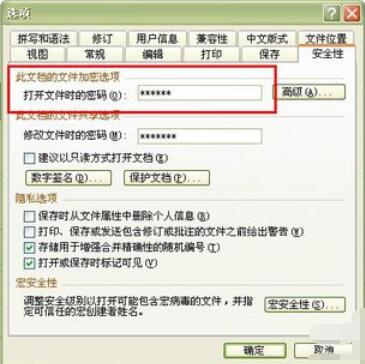 word2003文档设置密码保护的操作方法截图