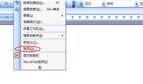 word2003中关闭自动创建绘图画布的操作方法截图