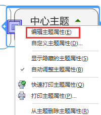 mindmanager更改主题属性的具体方法截图