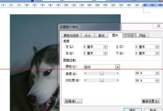 Microsoft Office 2003调节图片亮度以及对比度的操作教程截图