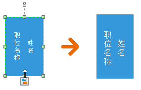 亿图流程图制作软件中文字竖向显示的设置方法截图