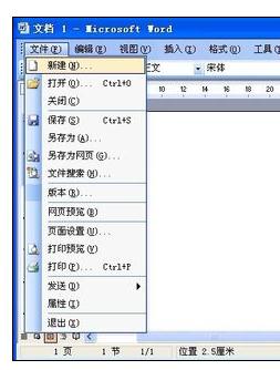 word2003重置到初始默认值的操作步骤截图