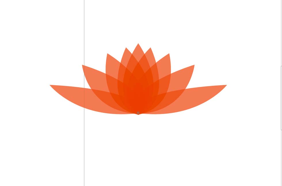 CorelDraw X4绘画莲花的操作教程截图