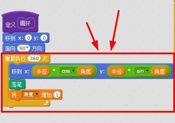 Scratch快速绘制彩色同心圆的详细操作教程截图