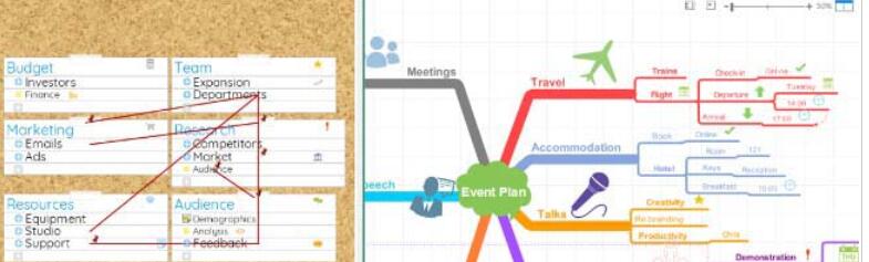 iMindMap分屏移动分支的详细教学截图