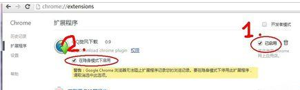 谷歌浏览器中安装QQ旋风插件的详细使用教程截图