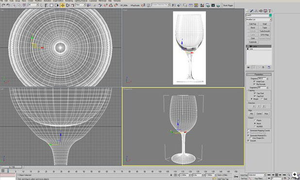 3dmax2013制作逼真玻璃杯的详细使用截图