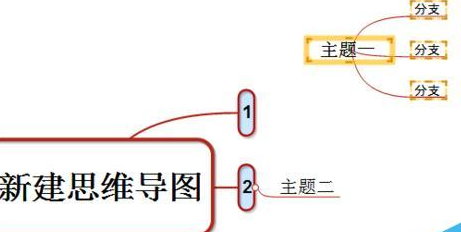 mindmanager完成分离主题的具体方法截图