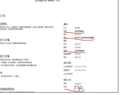 excel2013工作簿添加摘要信息的操作步骤截图