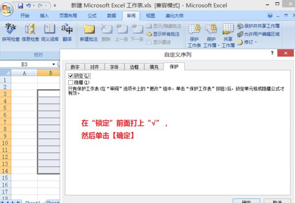 excel2007隐藏单元格内容的操作步骤截图