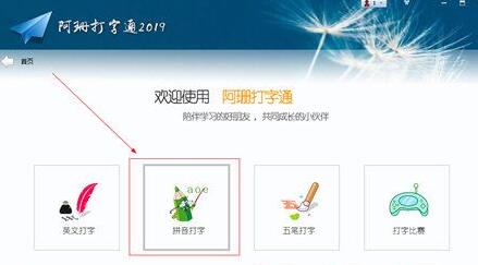 阿珊打字通显示打字拼音的操作步骤截图