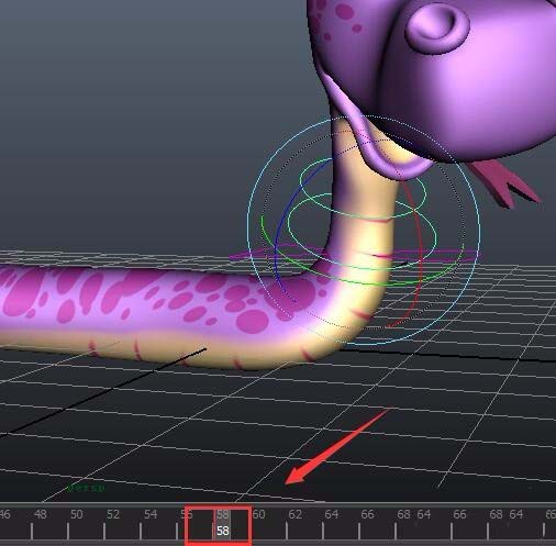 maya制作蛇游动动画的操作方法截图