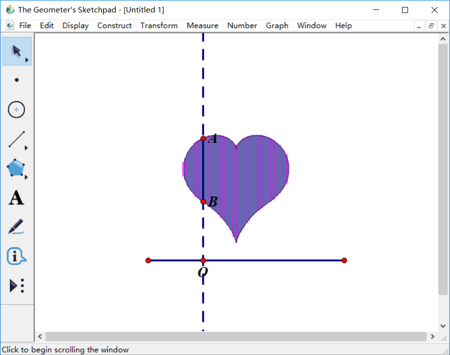 几何画板绘制出爱心的操作说明截图