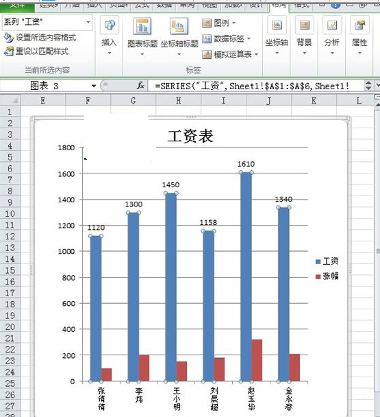 excel2010显示坐标轴和网格线的操作教程截图