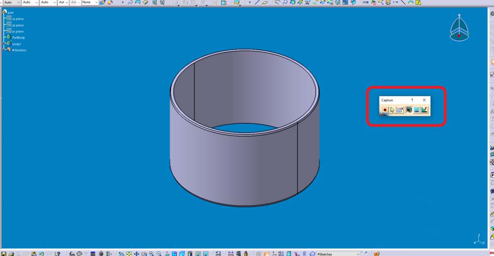 Catia截图工具使用操作方法截图