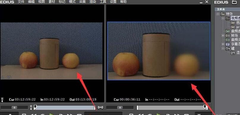 edius视频后期添加景深变化效果的操作方法截图