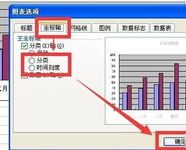 excel2007中X轴为时间的详细流程截图