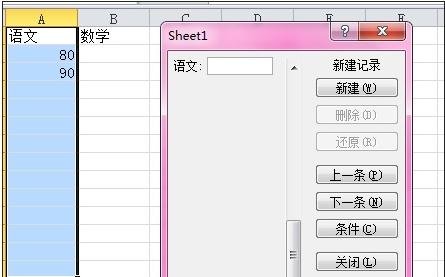 excel2010使用数据清单录入数据的图文操作截图