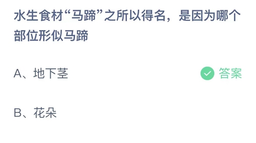 《支付宝》蚂蚁庄园2023年11月1日答案是什么